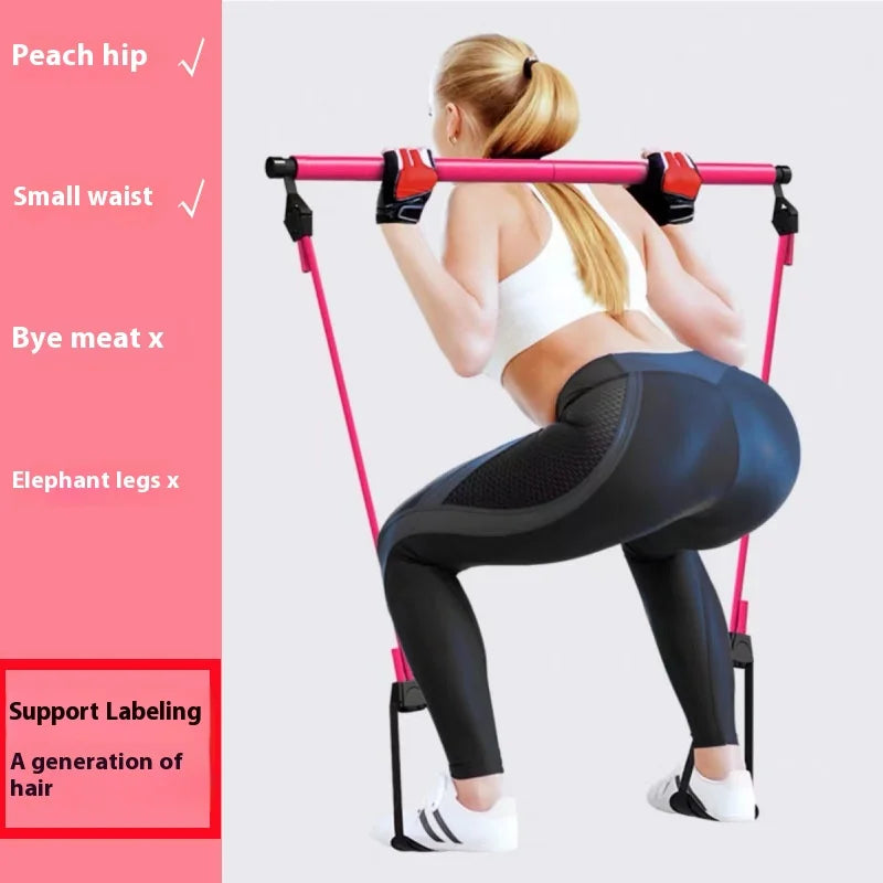 Drążek Pilates z gumami oporowymi