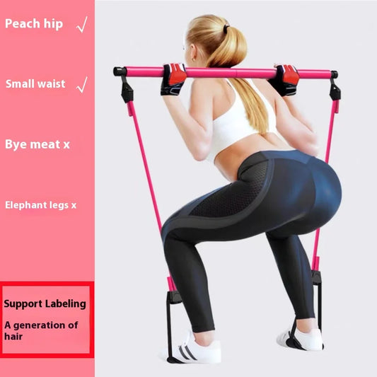 Drążek Pilates z gumami oporowymi