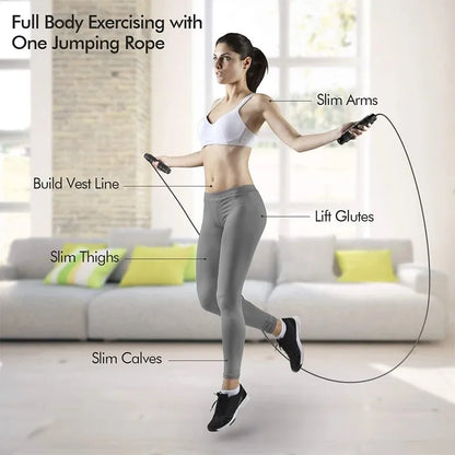 Skakanka fitness z łożyskami kulkowymi