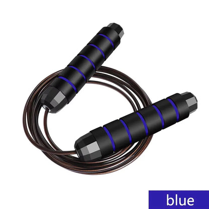 Jump Rope Steel Wire Skipping Exercise Adjustable Jumping Fitness Workout Training Home Sport Equipment Tangle-Free Student
